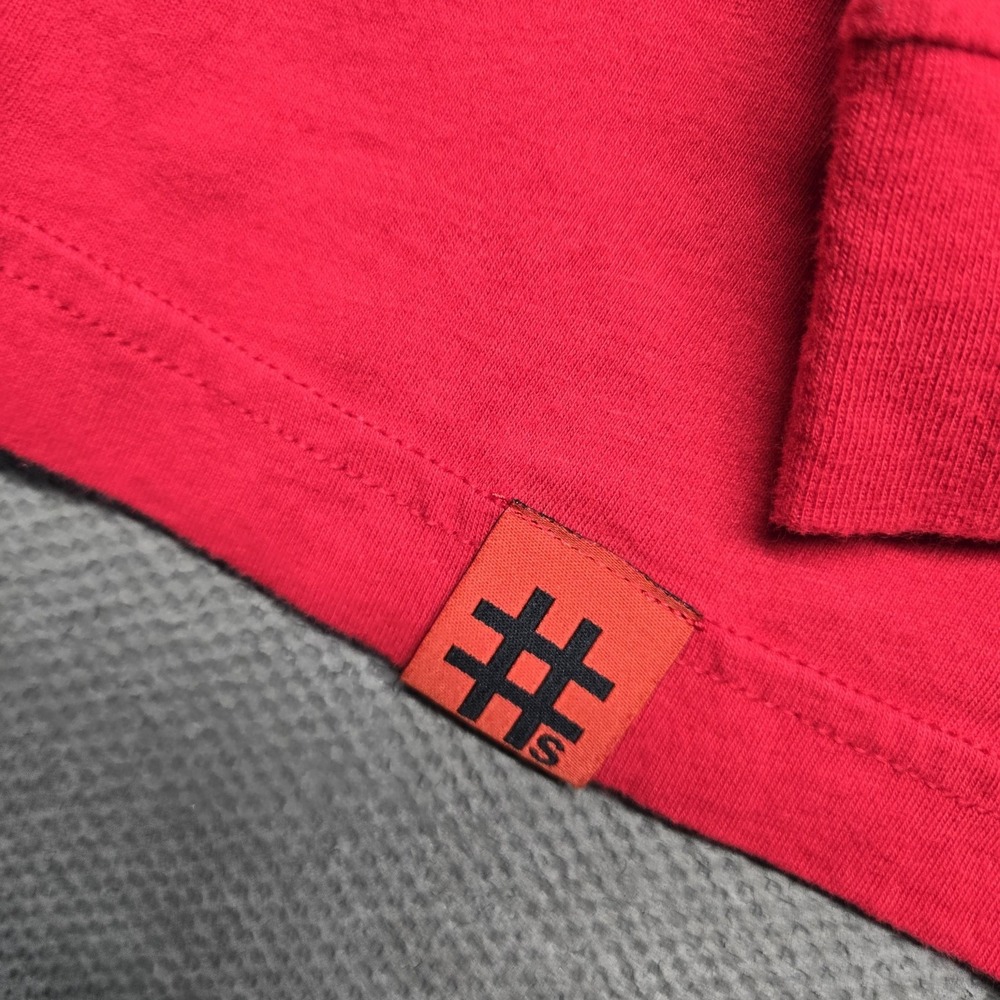 Supreme Shirt Mens XL Red Long Sleeve Social‎ Anxiety Embroidered Logo Tee - Picture 8 of 16